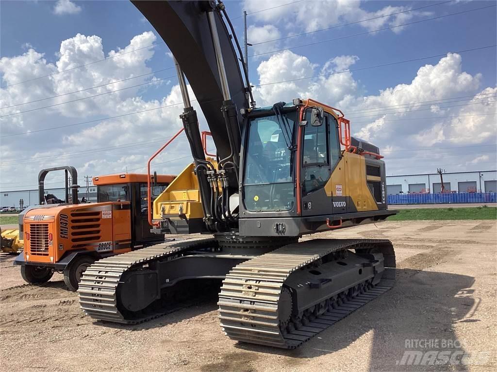 Volvo EC350EL Kāpurķēžu ekskavatori