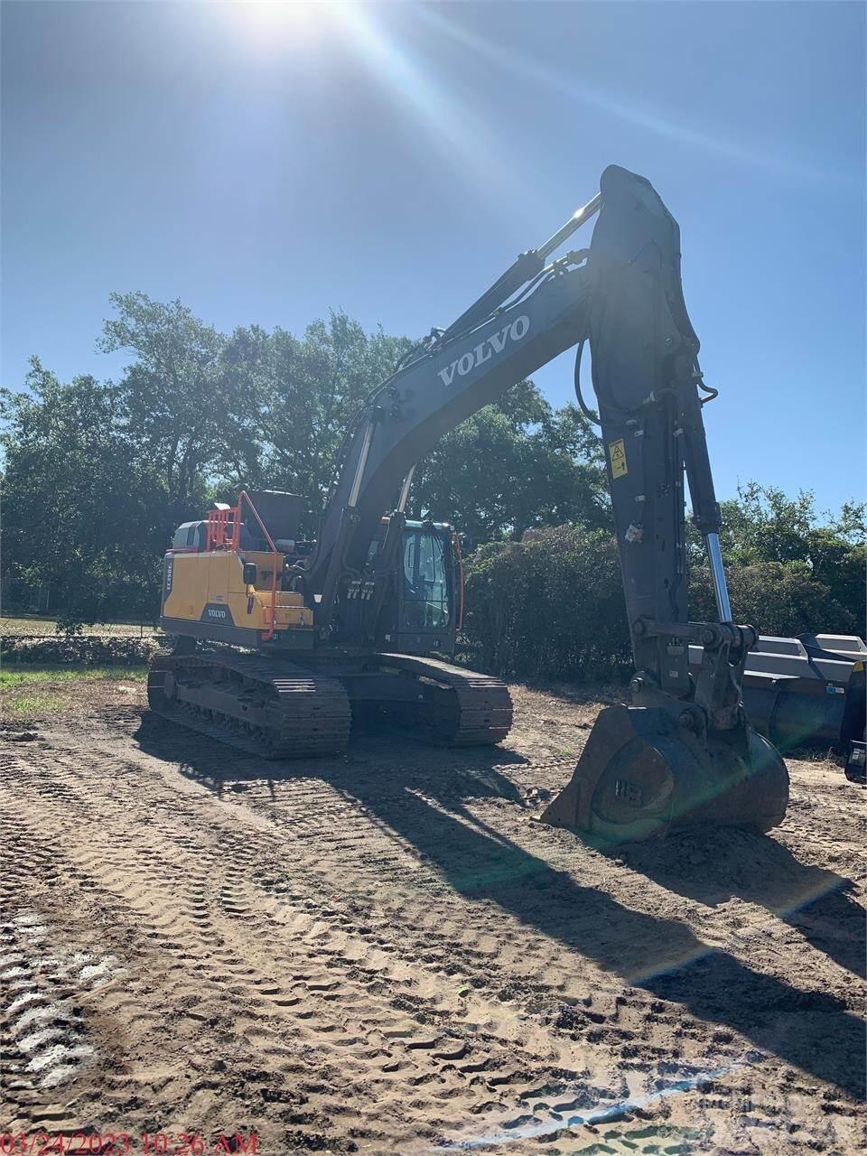 Volvo EC350EL Kāpurķēžu ekskavatori