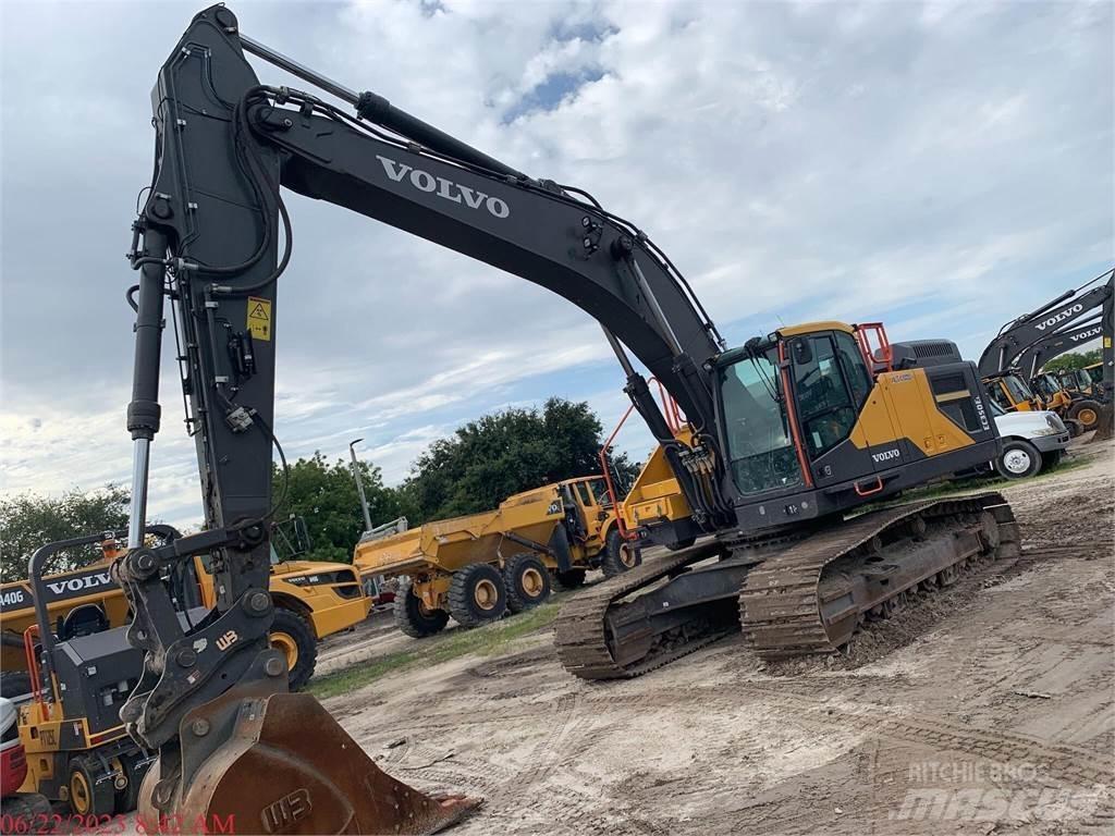 Volvo EC350EL Kāpurķēžu ekskavatori