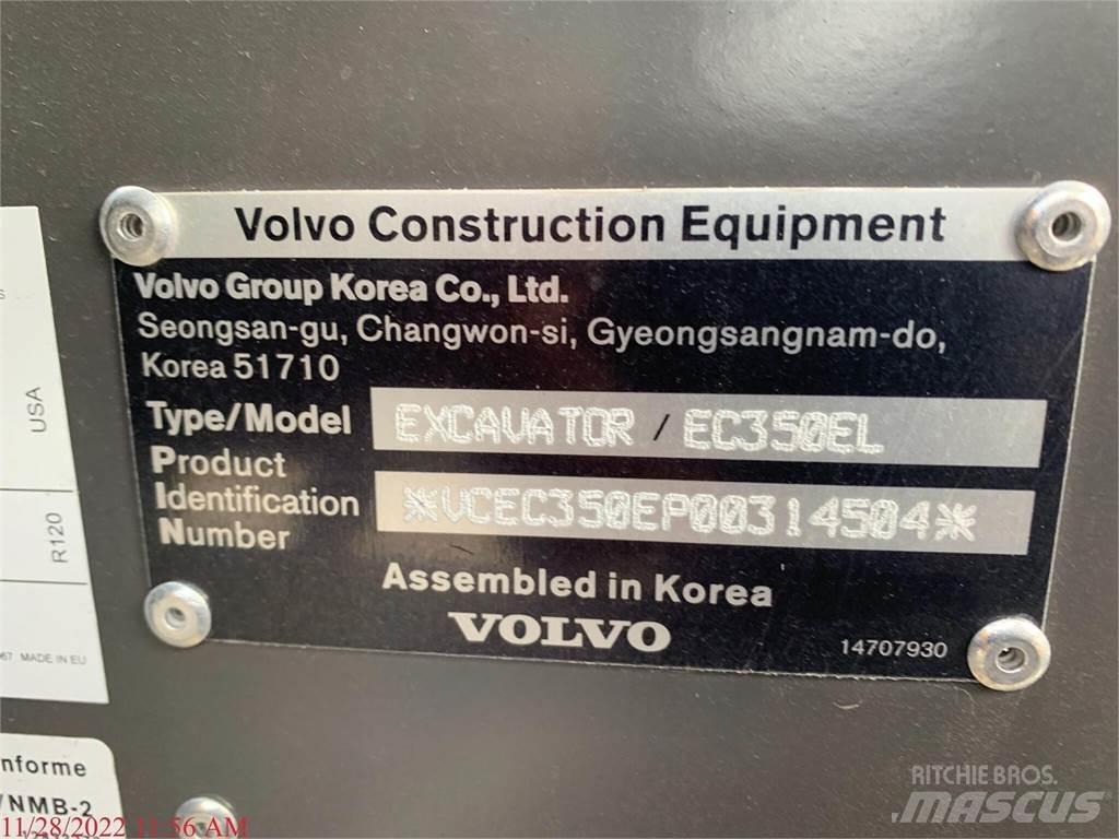 Volvo EC350EL Kāpurķēžu ekskavatori