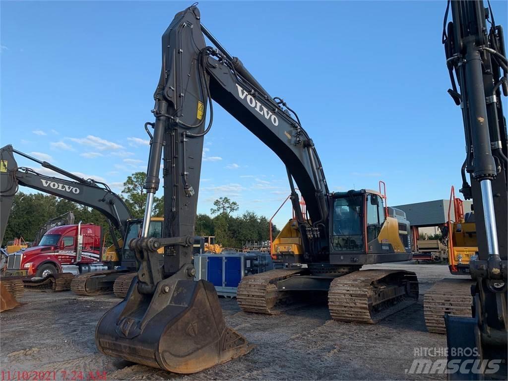 Volvo EC350EL Kāpurķēžu ekskavatori