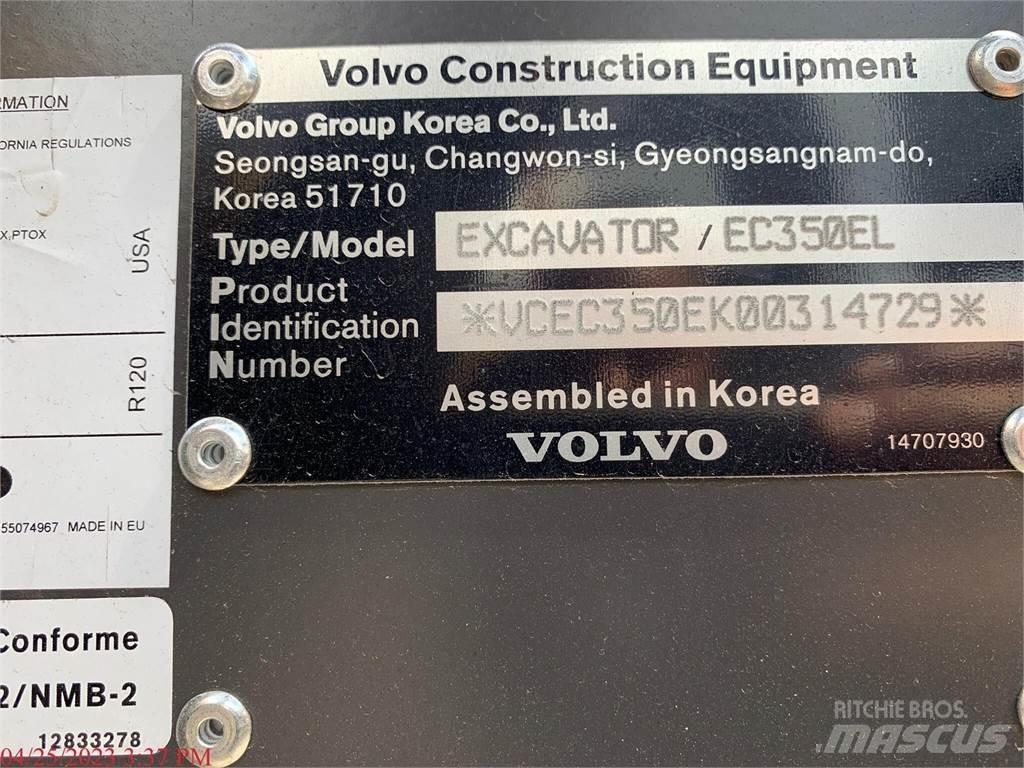 Volvo EC350EL Kāpurķēžu ekskavatori
