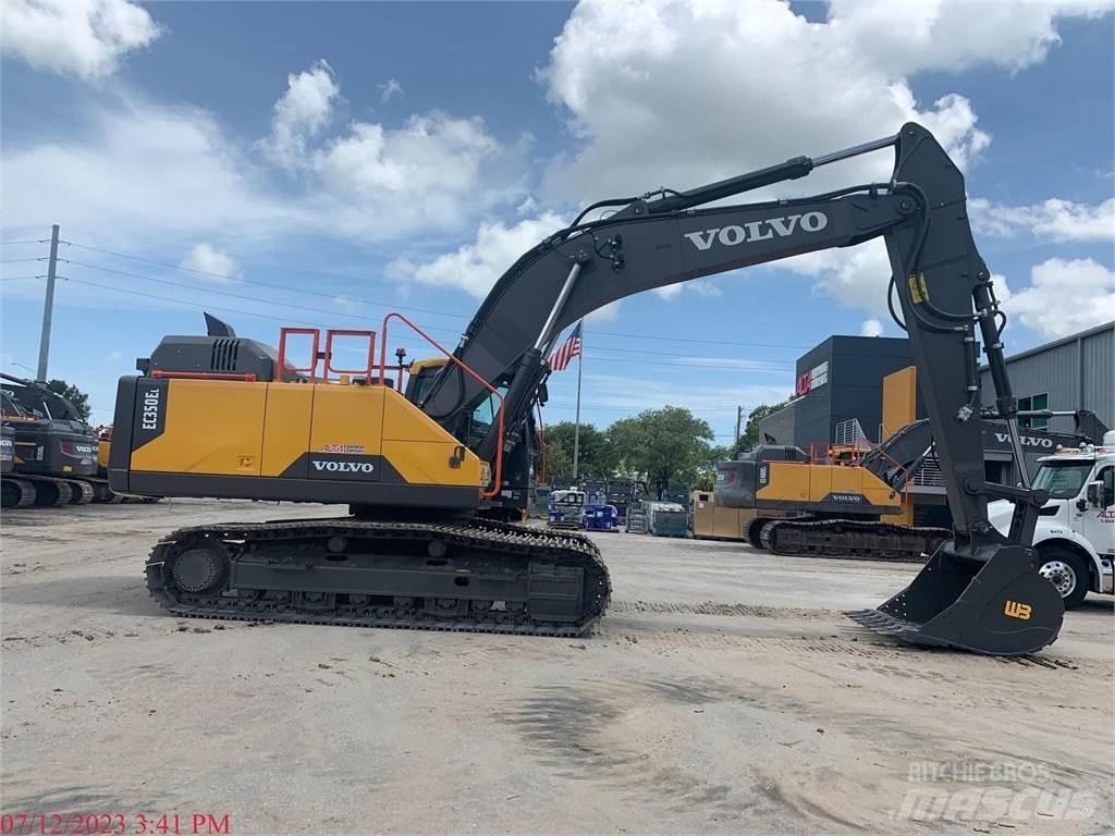 Volvo EC350EL Kāpurķēžu ekskavatori