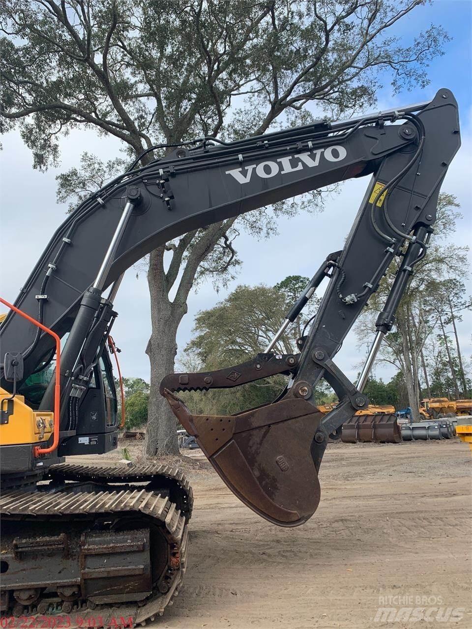 Volvo EC350EL Kāpurķēžu ekskavatori