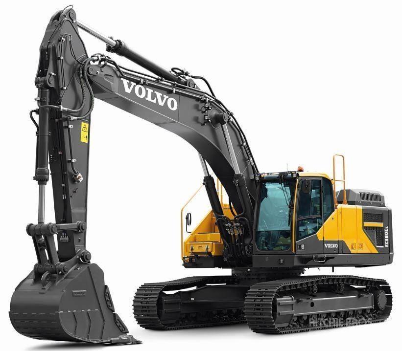 Volvo EC380EL Kāpurķēžu ekskavatori