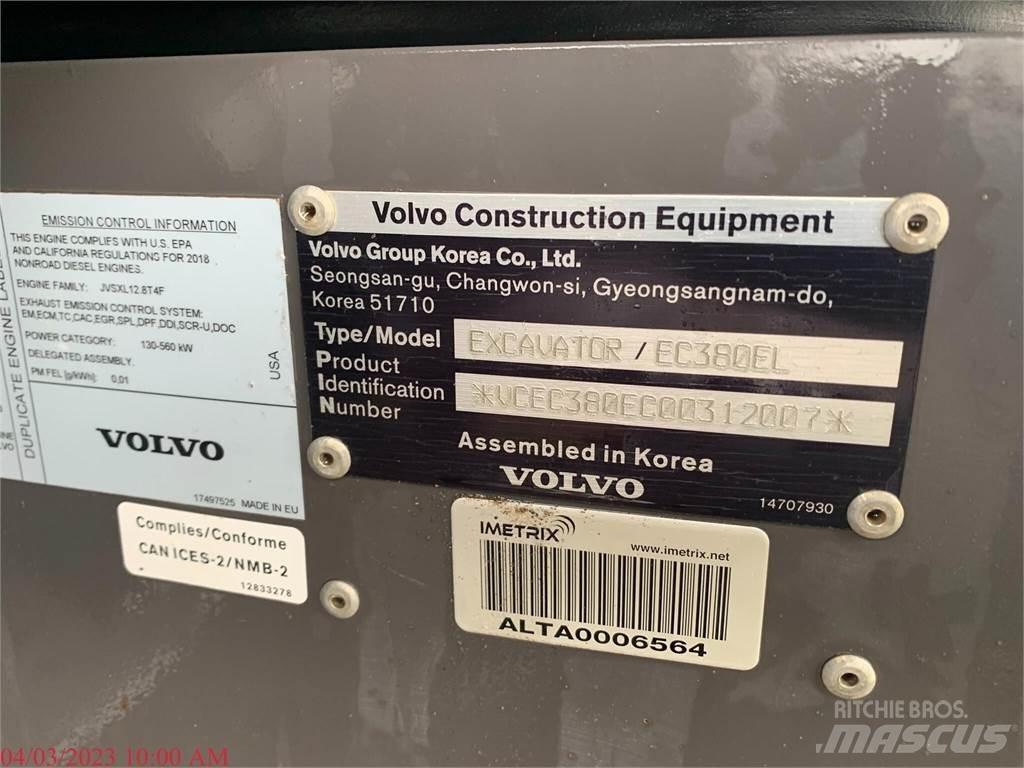 Volvo EC380EL Kāpurķēžu ekskavatori