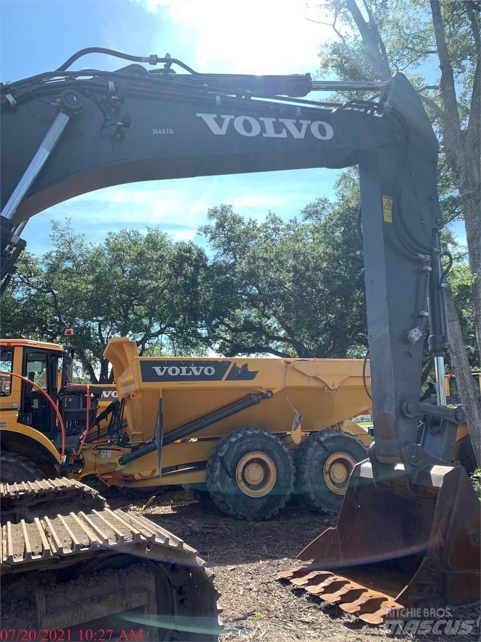 Volvo EC380EL Kāpurķēžu ekskavatori