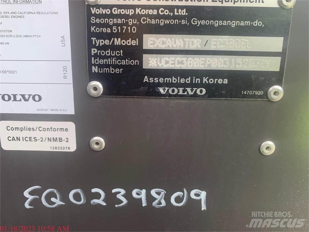 Volvo EC380EL Kāpurķēžu ekskavatori