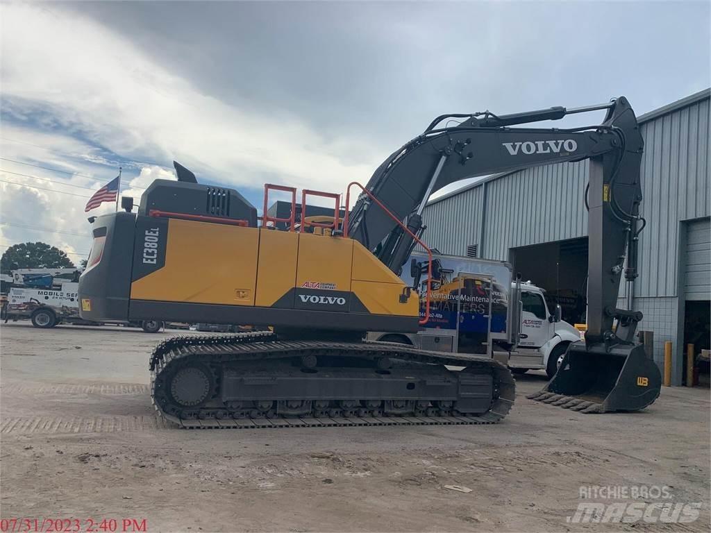 Volvo EC380EL Kāpurķēžu ekskavatori