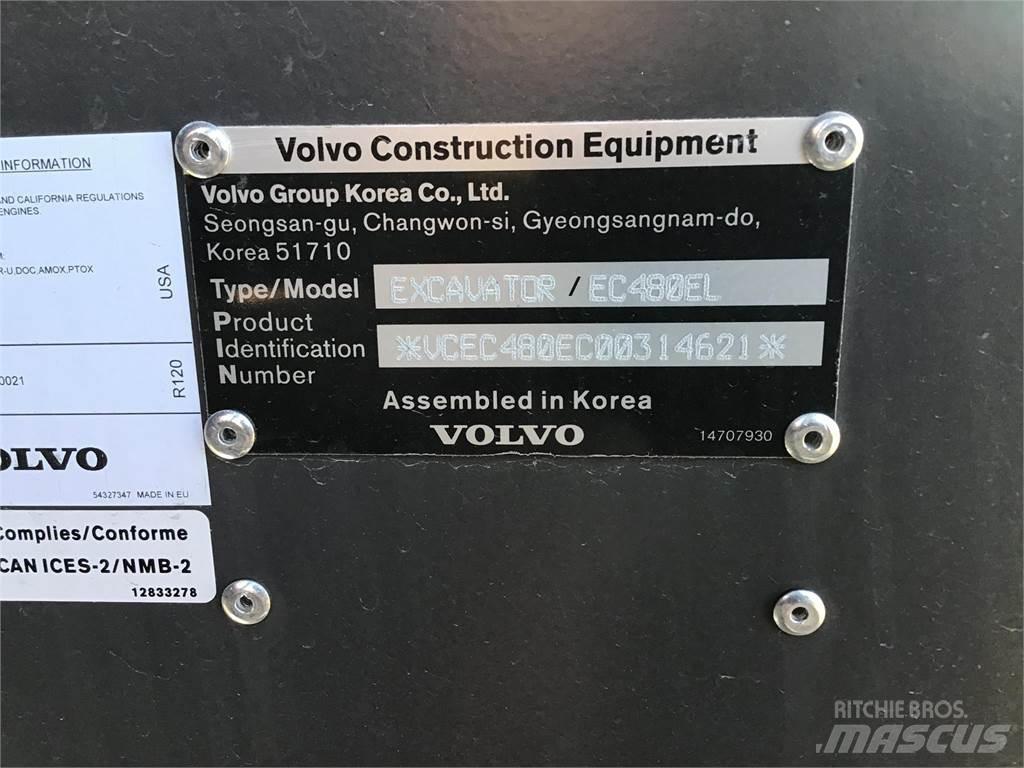 Volvo EC480EL Kāpurķēžu ekskavatori