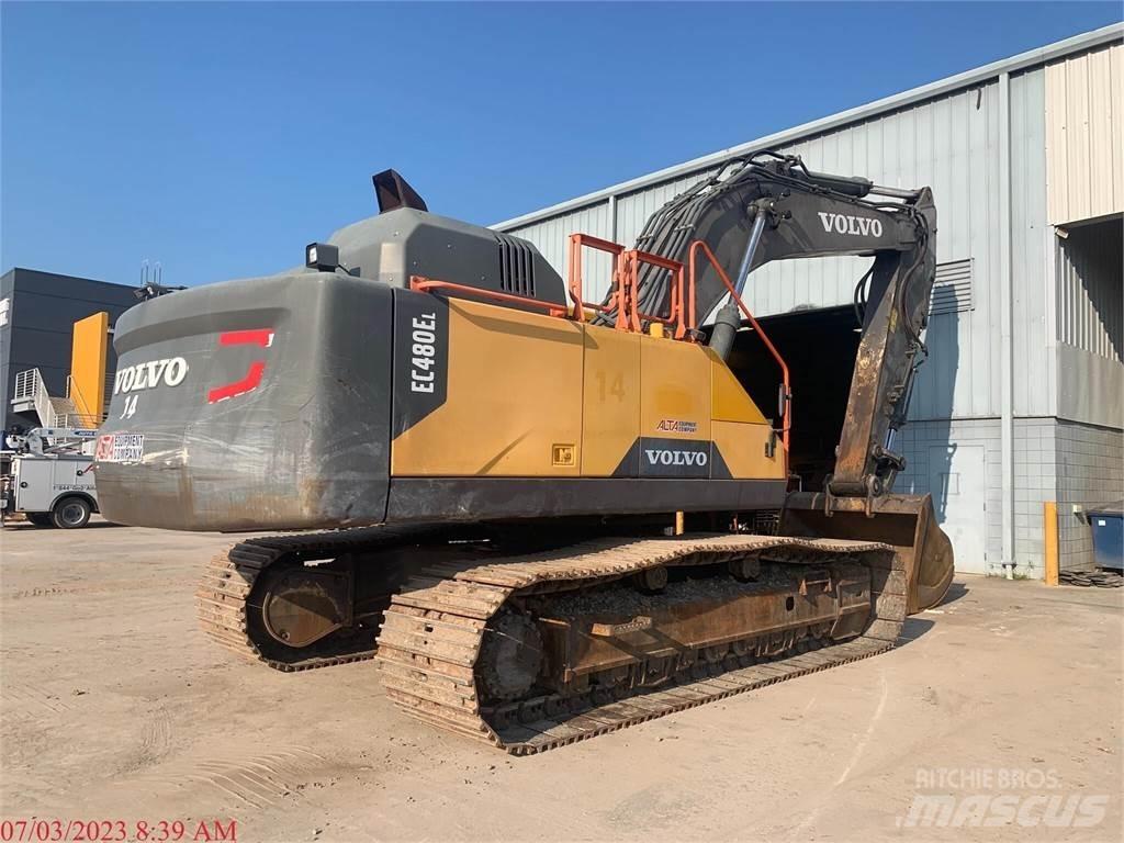 Volvo EC480EL Kāpurķēžu ekskavatori