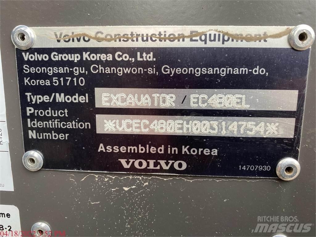 Volvo EC480EL Kāpurķēžu ekskavatori