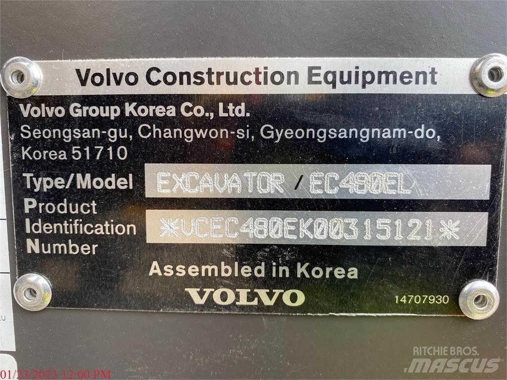 Volvo EC480EL Kāpurķēžu ekskavatori