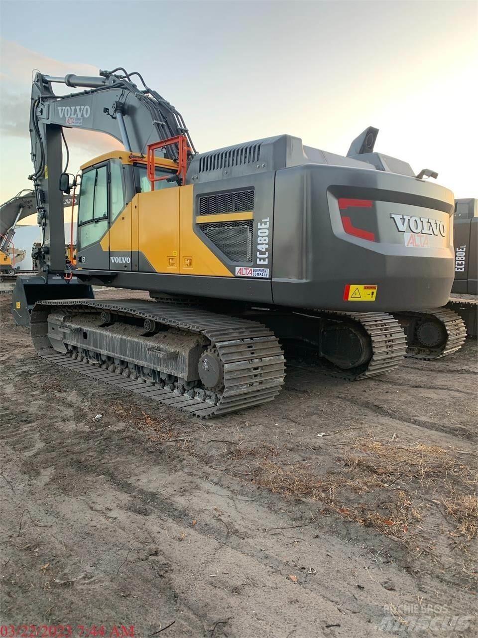 Volvo EC480EL Kāpurķēžu ekskavatori