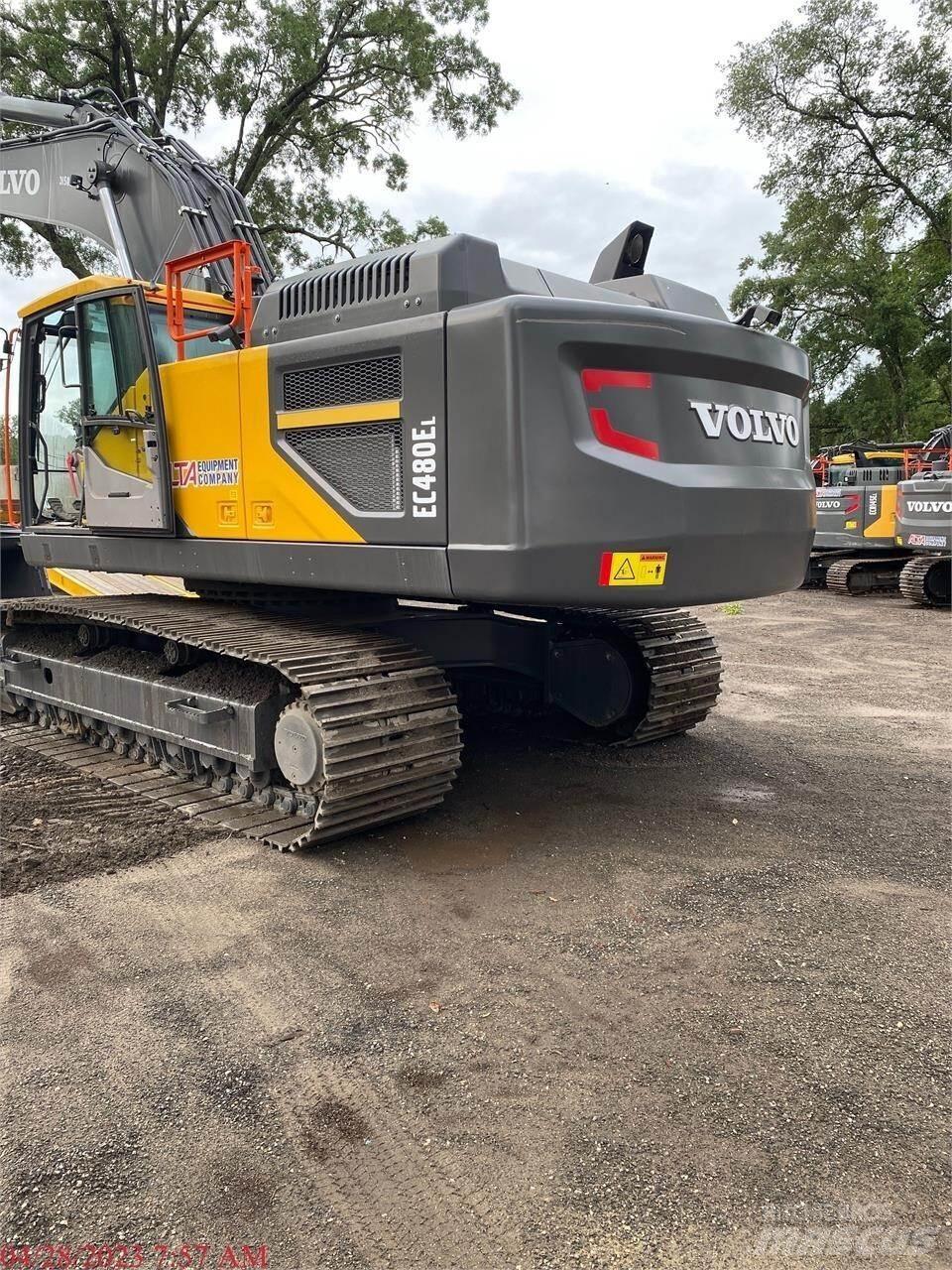 Volvo EC480EL Kāpurķēžu ekskavatori