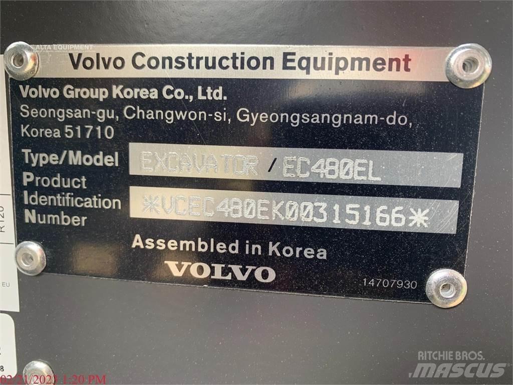 Volvo EC480EL Kāpurķēžu ekskavatori