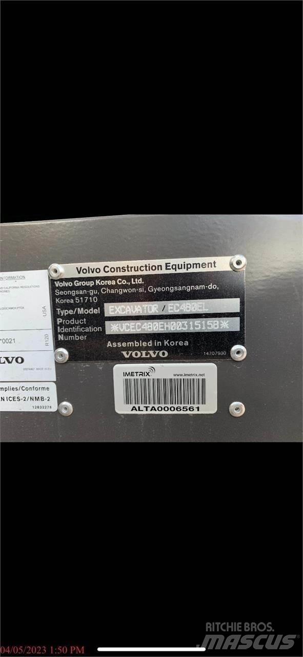 Volvo EC480EL Kāpurķēžu ekskavatori