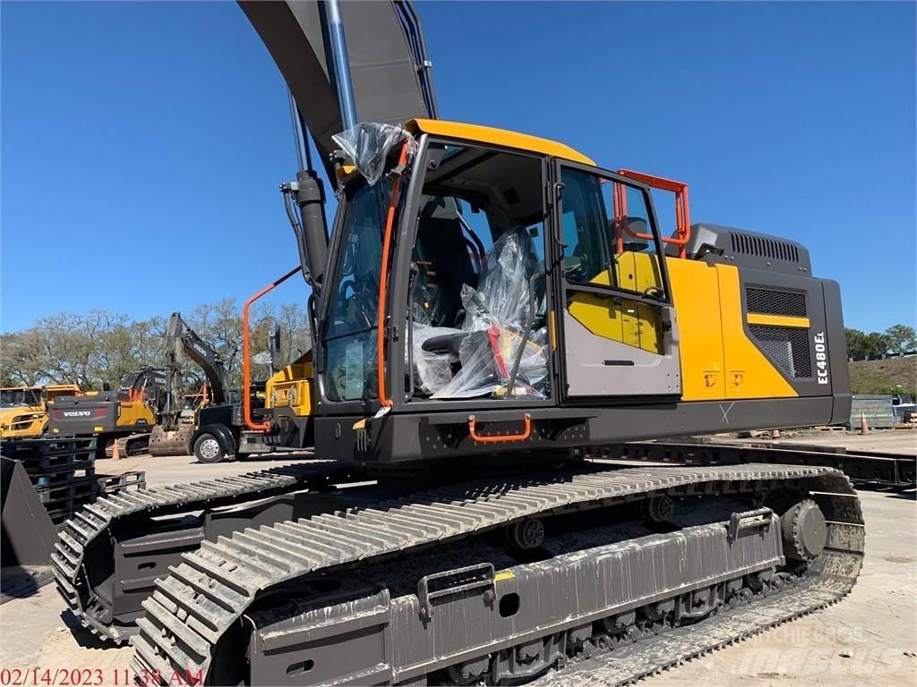 Volvo EC480EL Kāpurķēžu ekskavatori