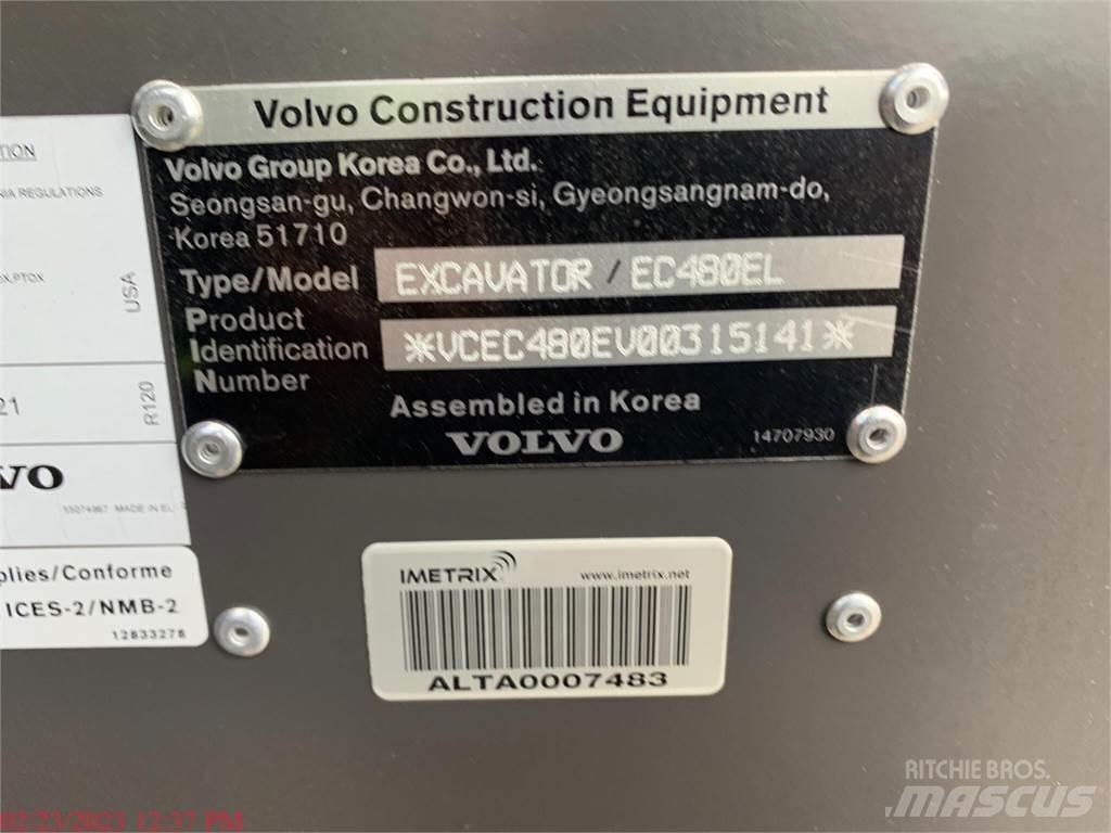 Volvo EC480EL Kāpurķēžu ekskavatori