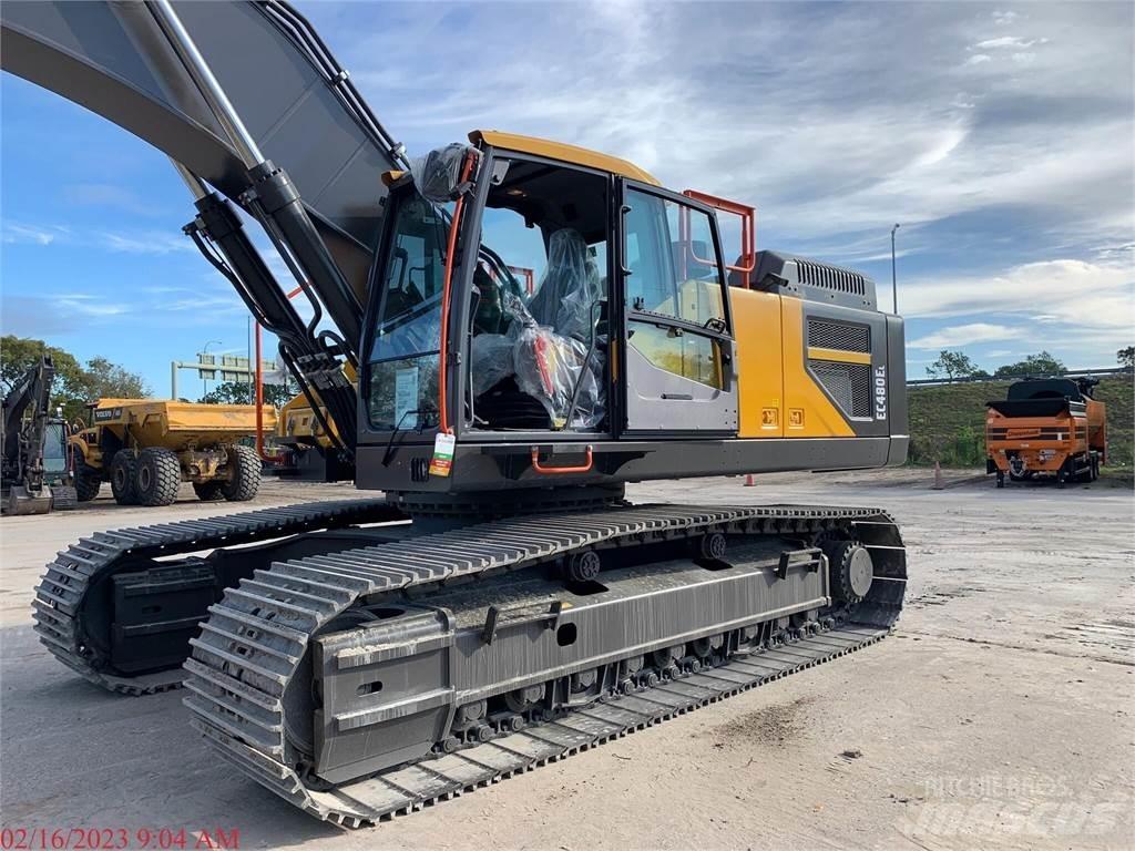 Volvo EC480EL Kāpurķēžu ekskavatori