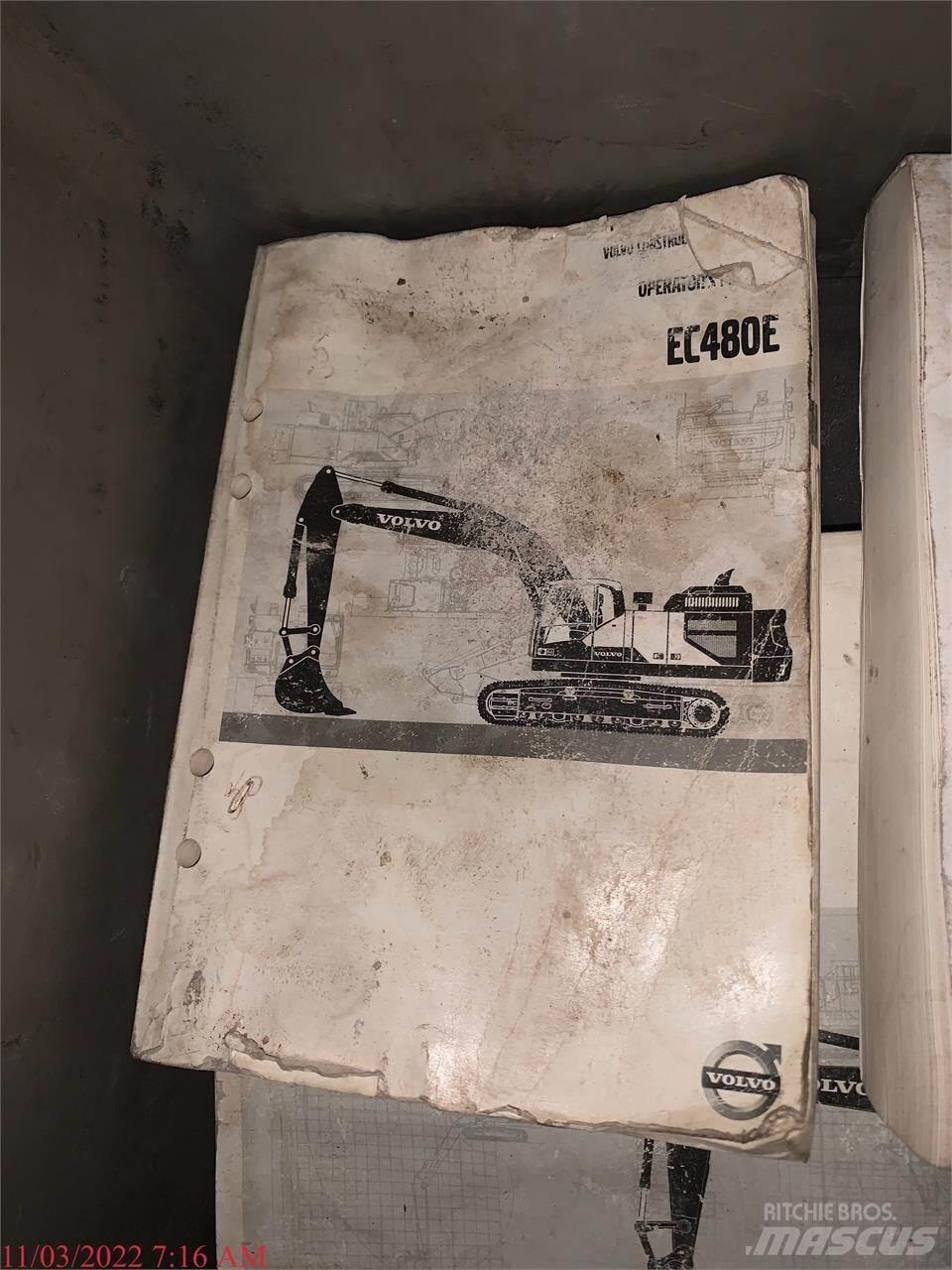 Volvo EC480EL Kāpurķēžu ekskavatori