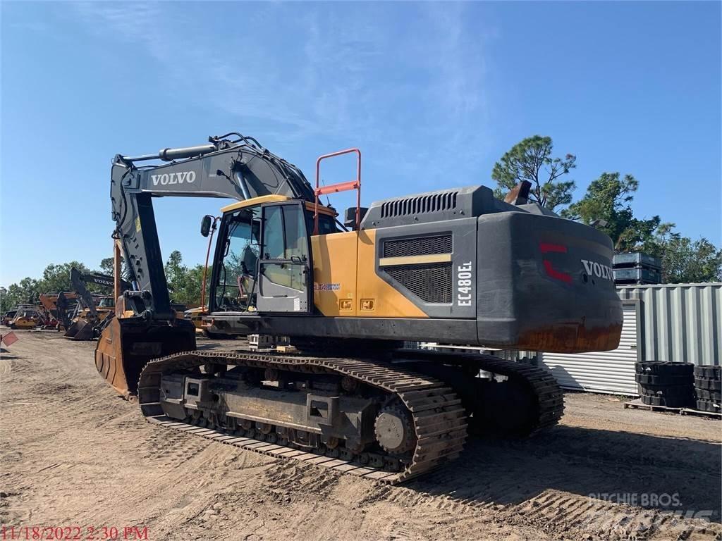 Volvo EC480EL Kāpurķēžu ekskavatori