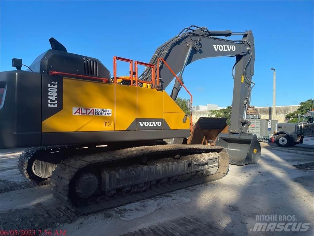 Volvo EC480EL Kāpurķēžu ekskavatori