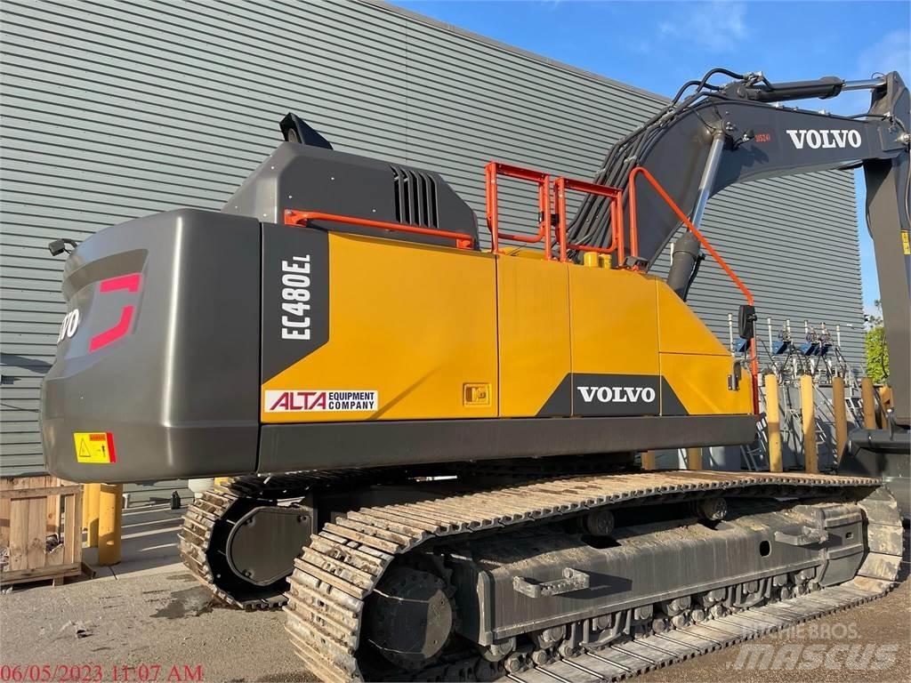 Volvo EC480EL Kāpurķēžu ekskavatori