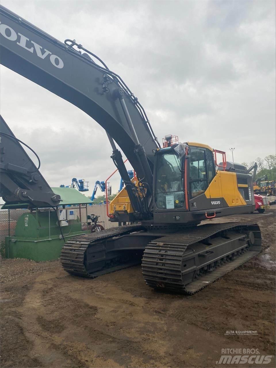 Volvo EC480EL Kāpurķēžu ekskavatori
