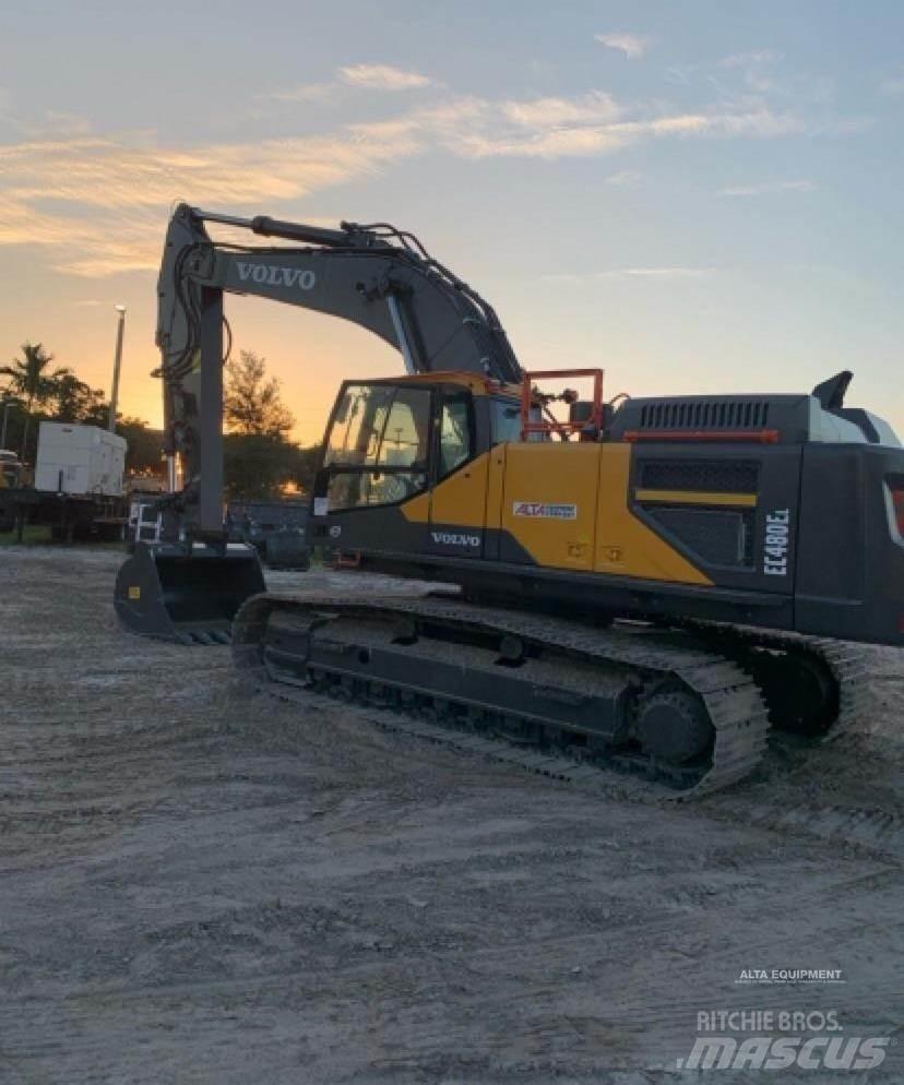 Volvo EC480EL Kāpurķēžu ekskavatori
