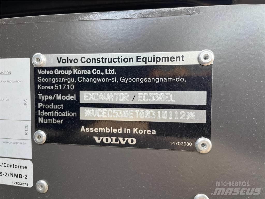 Volvo EC530EL Kāpurķēžu ekskavatori