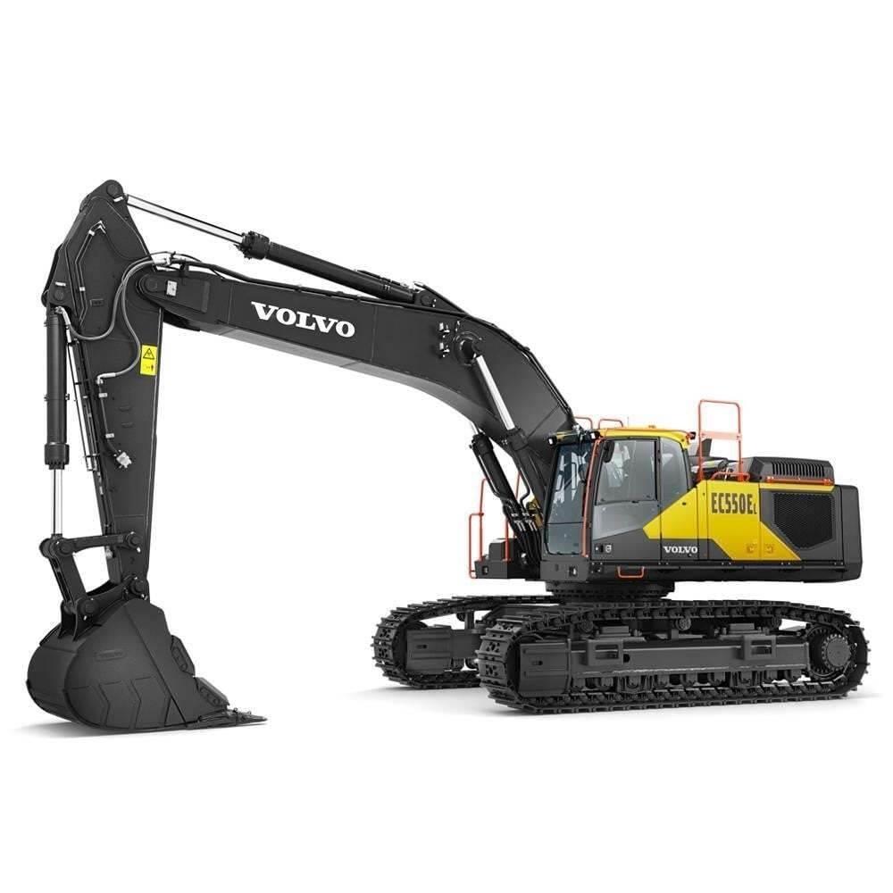 Volvo EC550EL Kāpurķēžu ekskavatori
