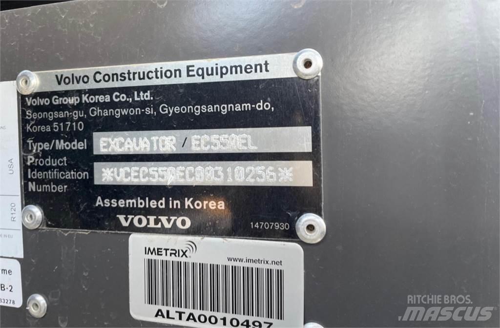 Volvo EC550EL Kāpurķēžu ekskavatori