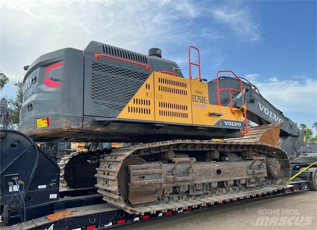 Volvo EC750EL Kāpurķēžu ekskavatori