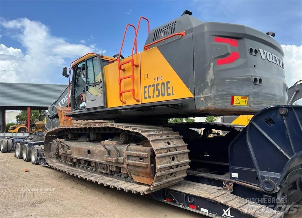Volvo EC750EL Kāpurķēžu ekskavatori
