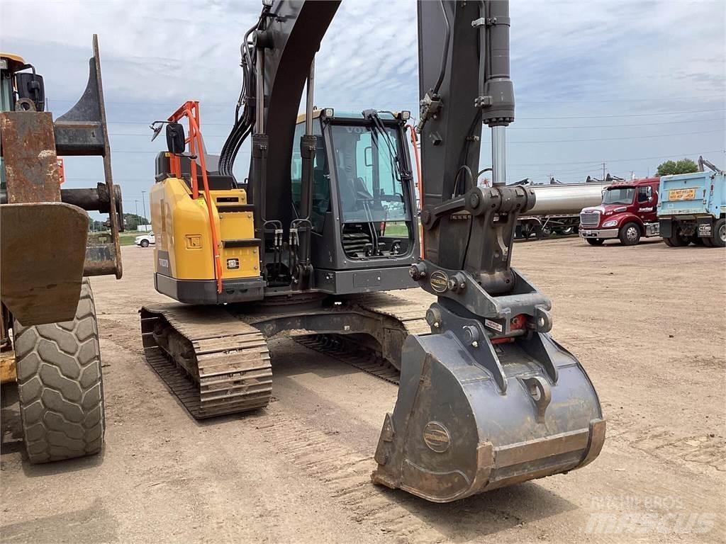 Volvo ECR145EL Kāpurķēžu ekskavatori