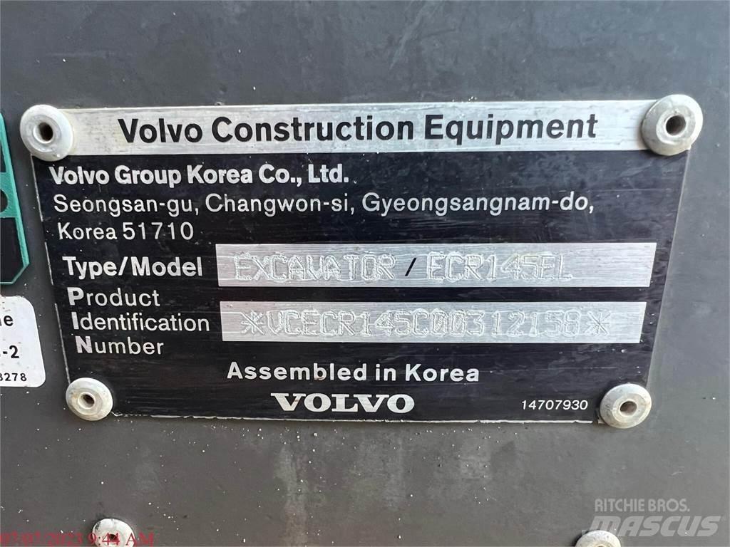 Volvo ECR145EL Kāpurķēžu ekskavatori