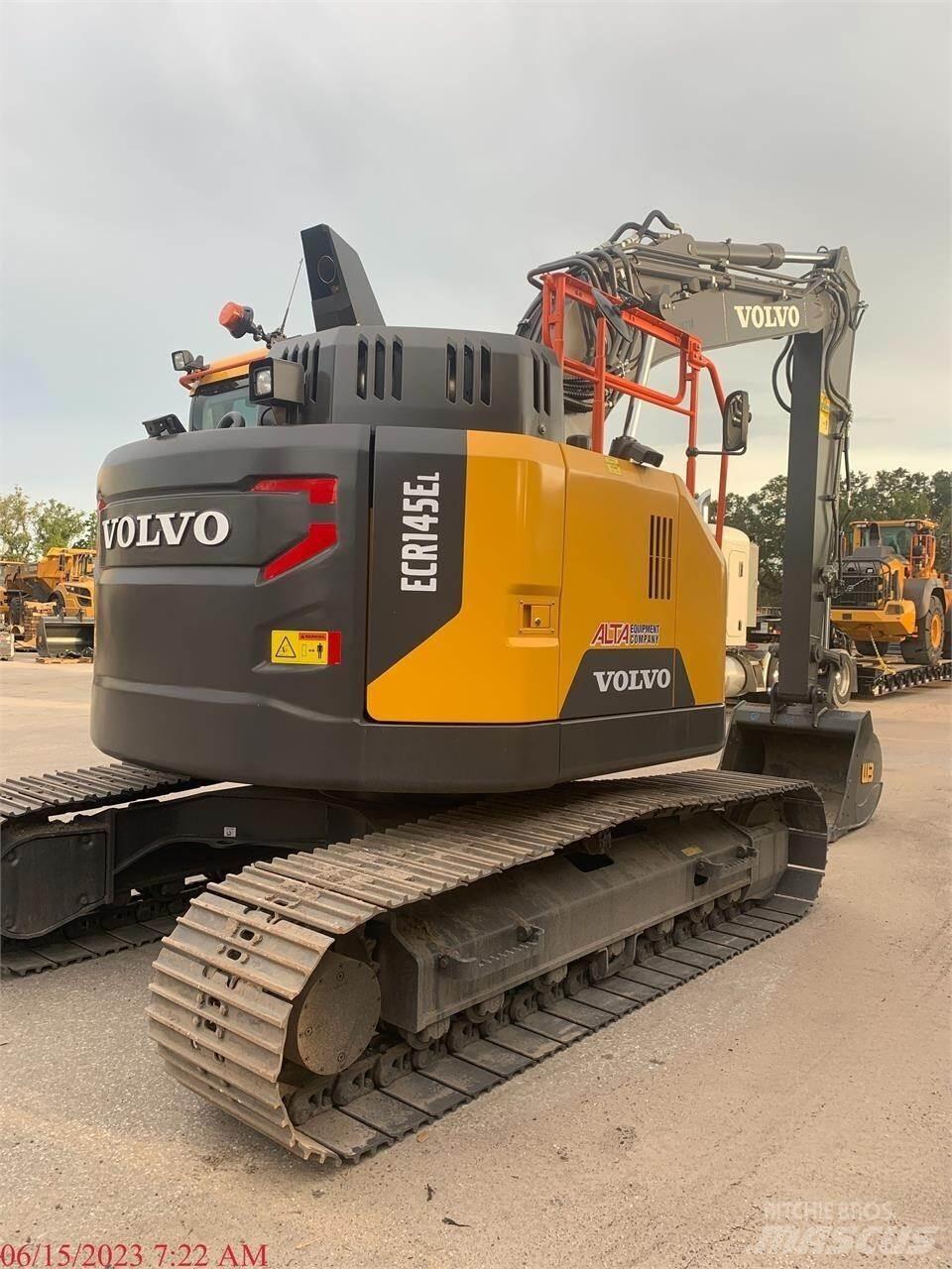 Volvo ECR145EL Kāpurķēžu ekskavatori