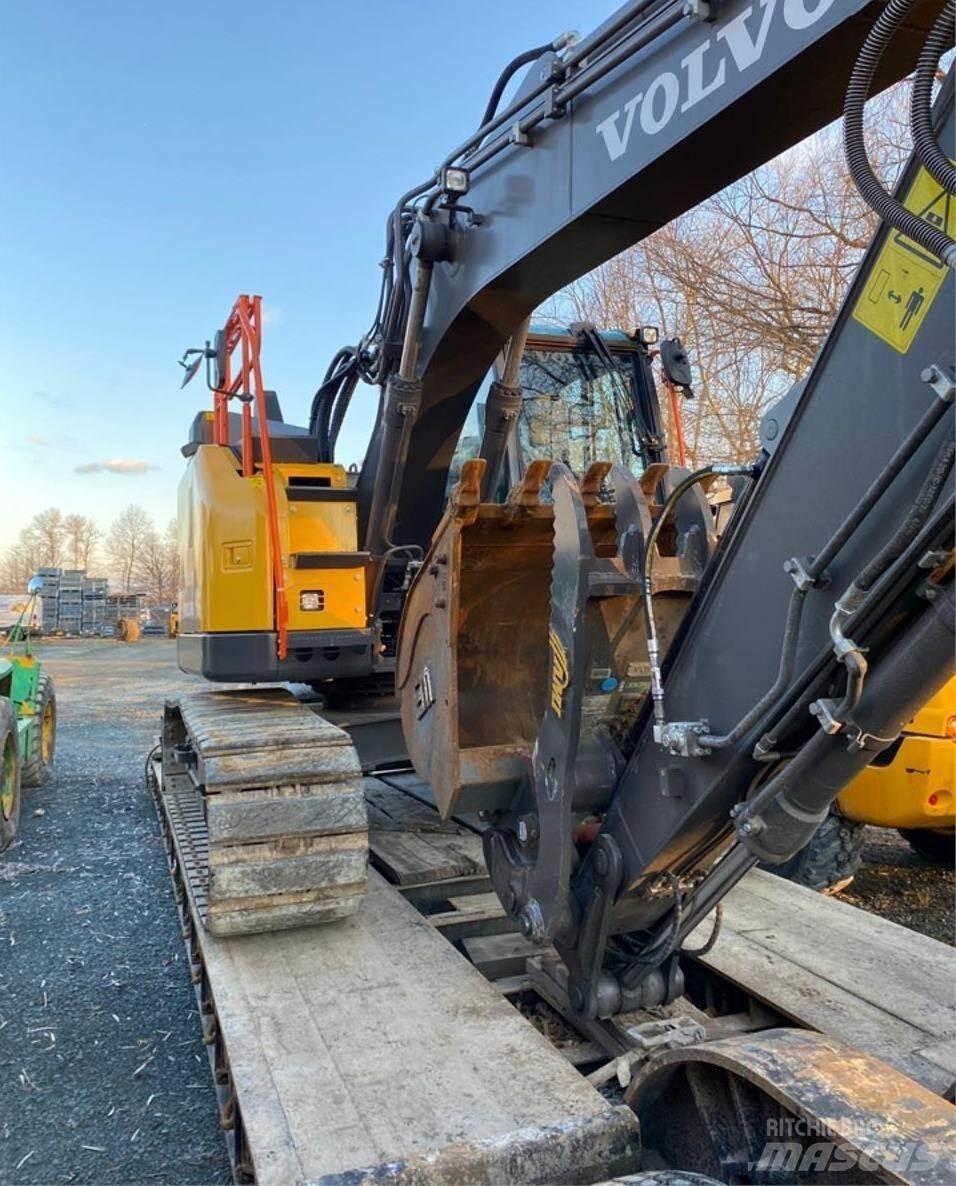 Volvo ECR145EL Kāpurķēžu ekskavatori