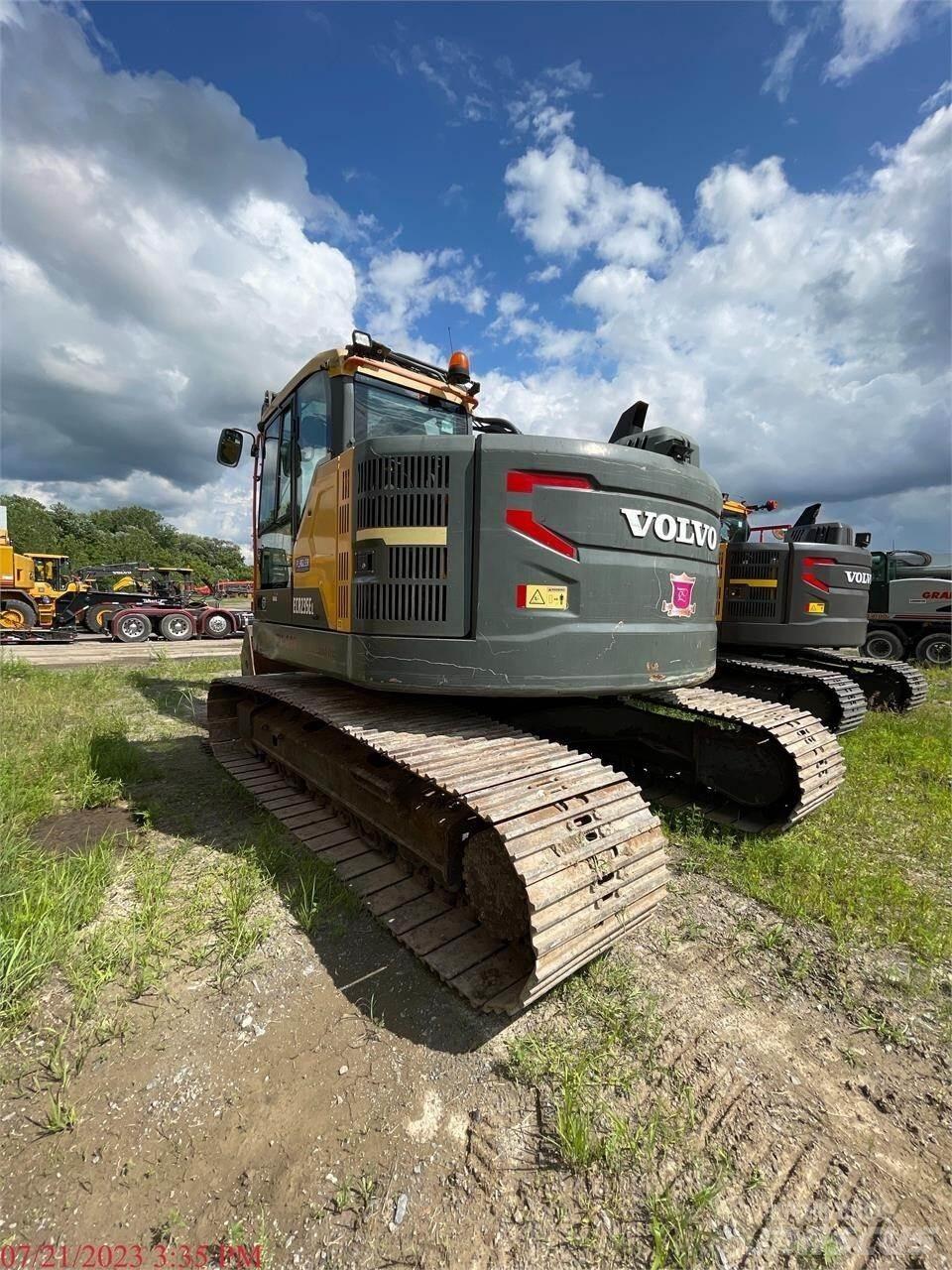 Volvo ECR235EL Kāpurķēžu ekskavatori