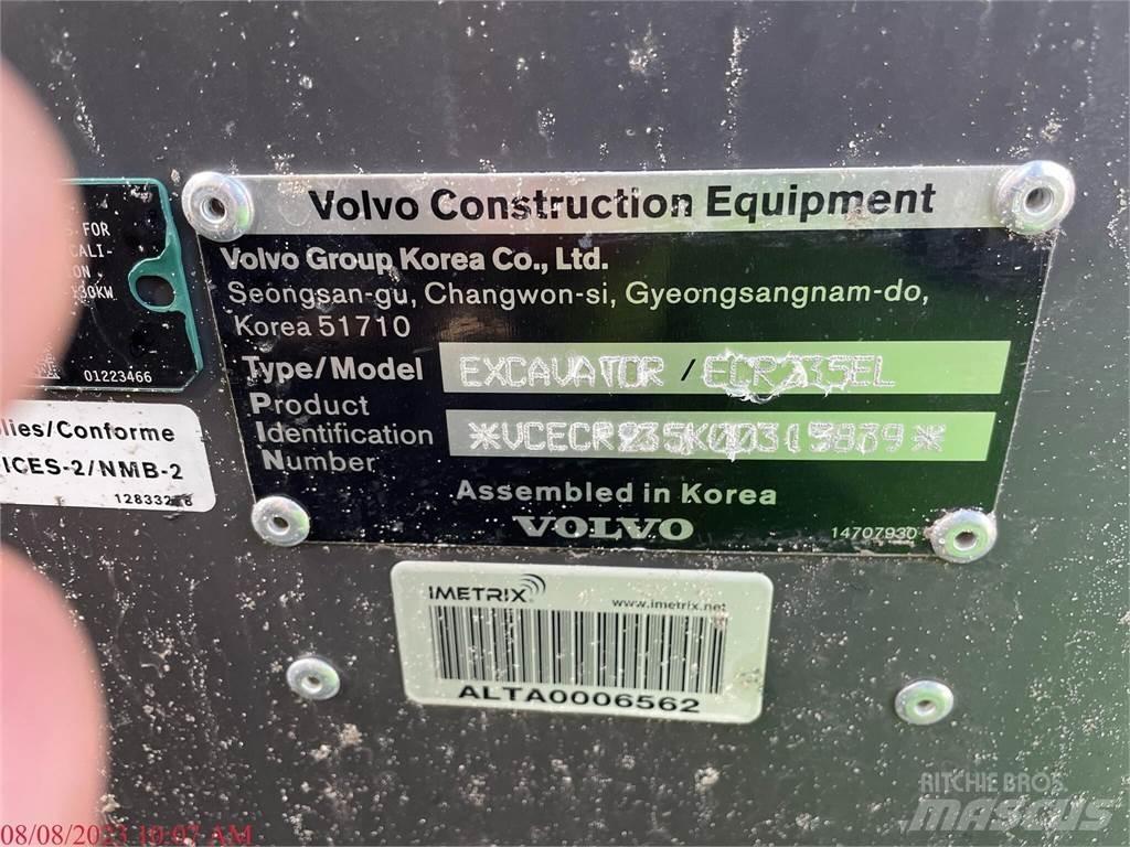 Volvo ECR235EL Kāpurķēžu ekskavatori