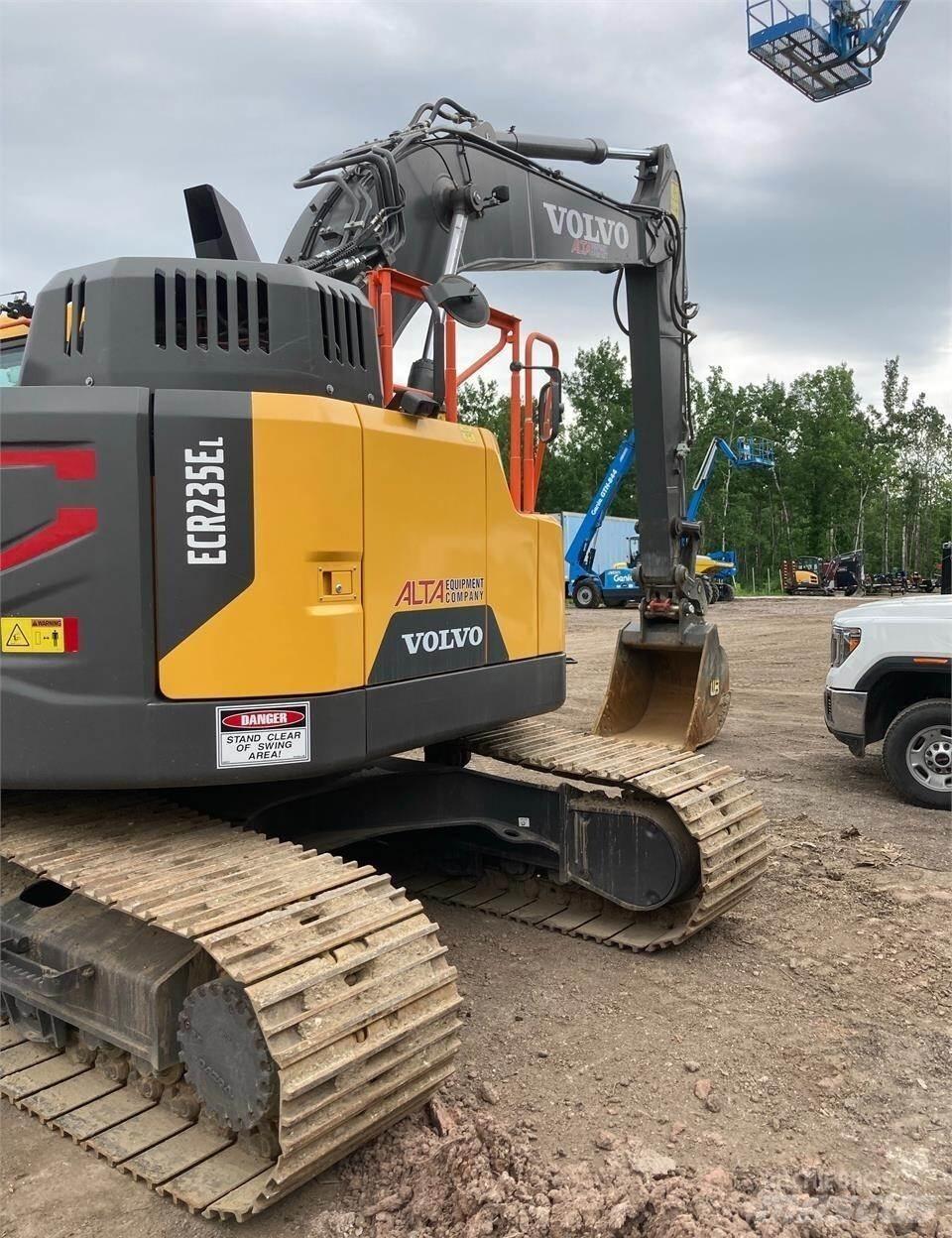 Volvo ECR235EL Kāpurķēžu ekskavatori