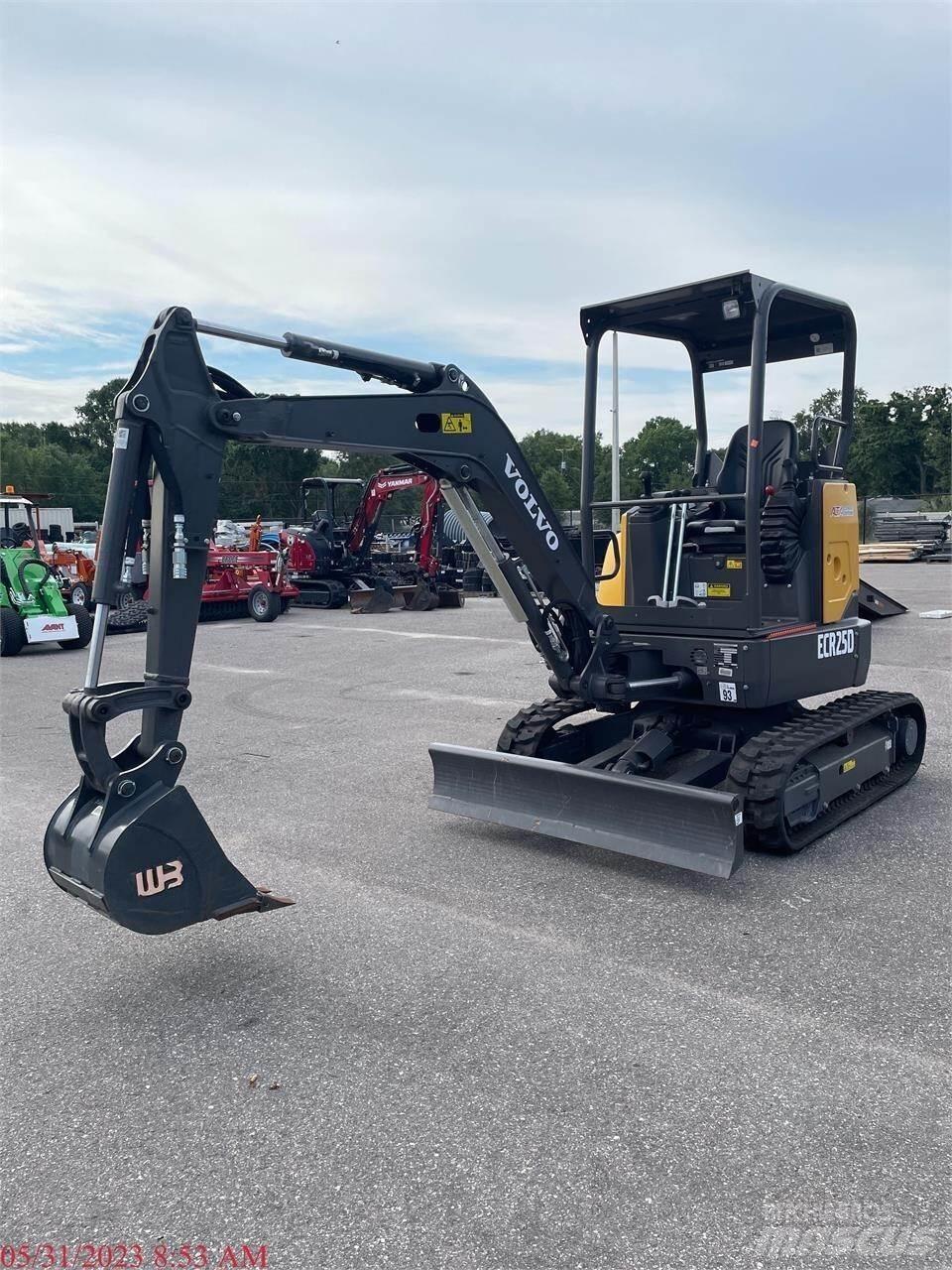 Volvo ECR25D Mini ekskavatori < 7 t