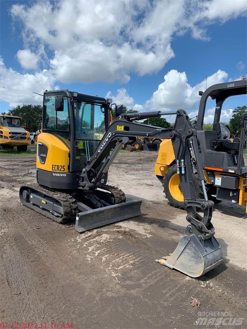 Volvo ECR25D Mini ekskavatori < 7 t