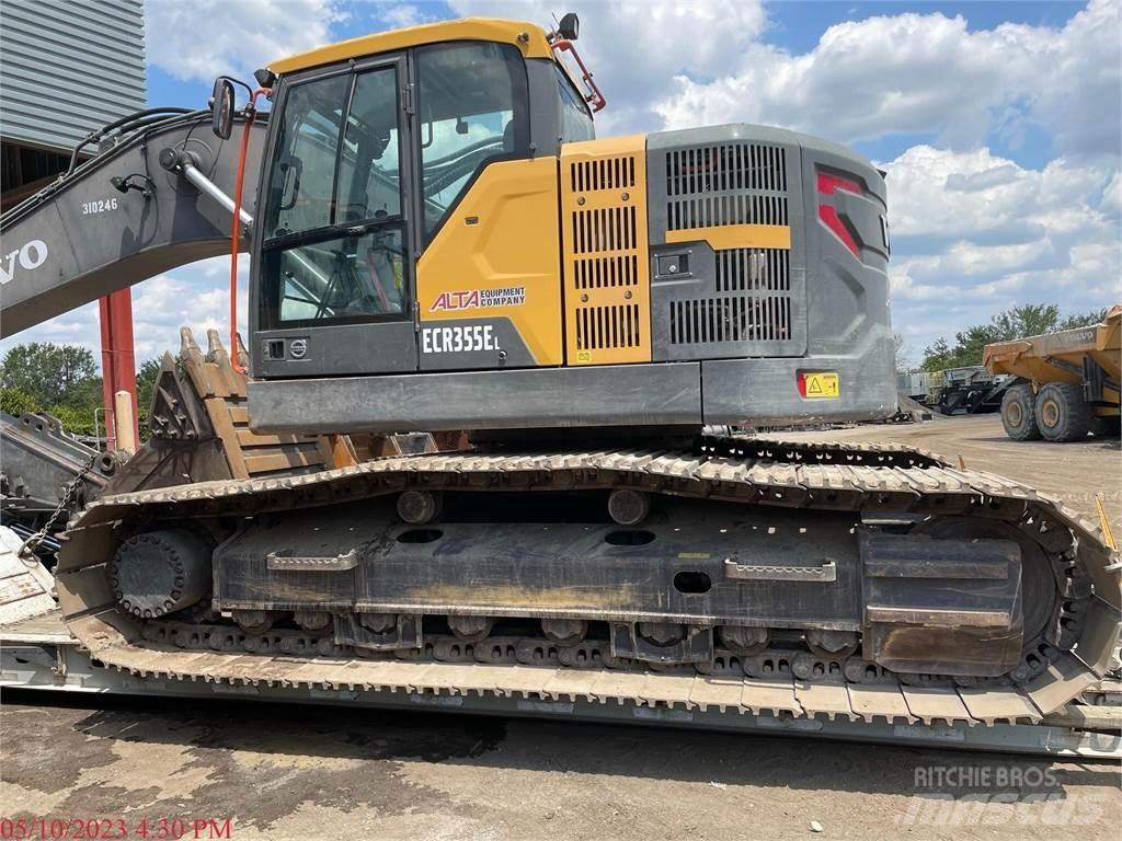 Volvo ECR355EL Kāpurķēžu ekskavatori