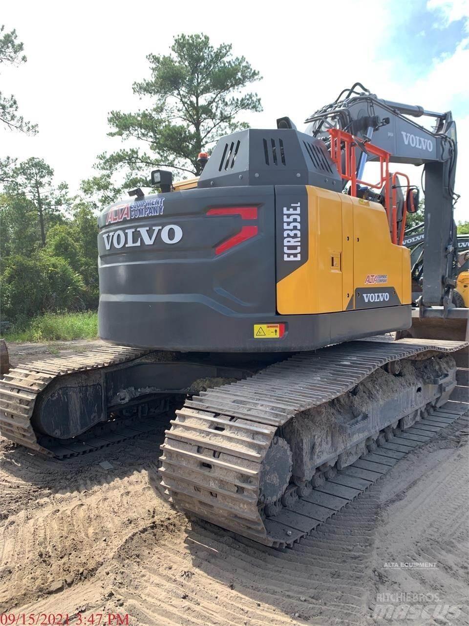 Volvo ECR355EL Kāpurķēžu ekskavatori