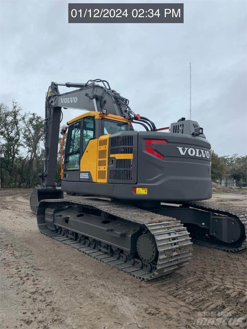 Volvo ECR355EL Kāpurķēžu ekskavatori