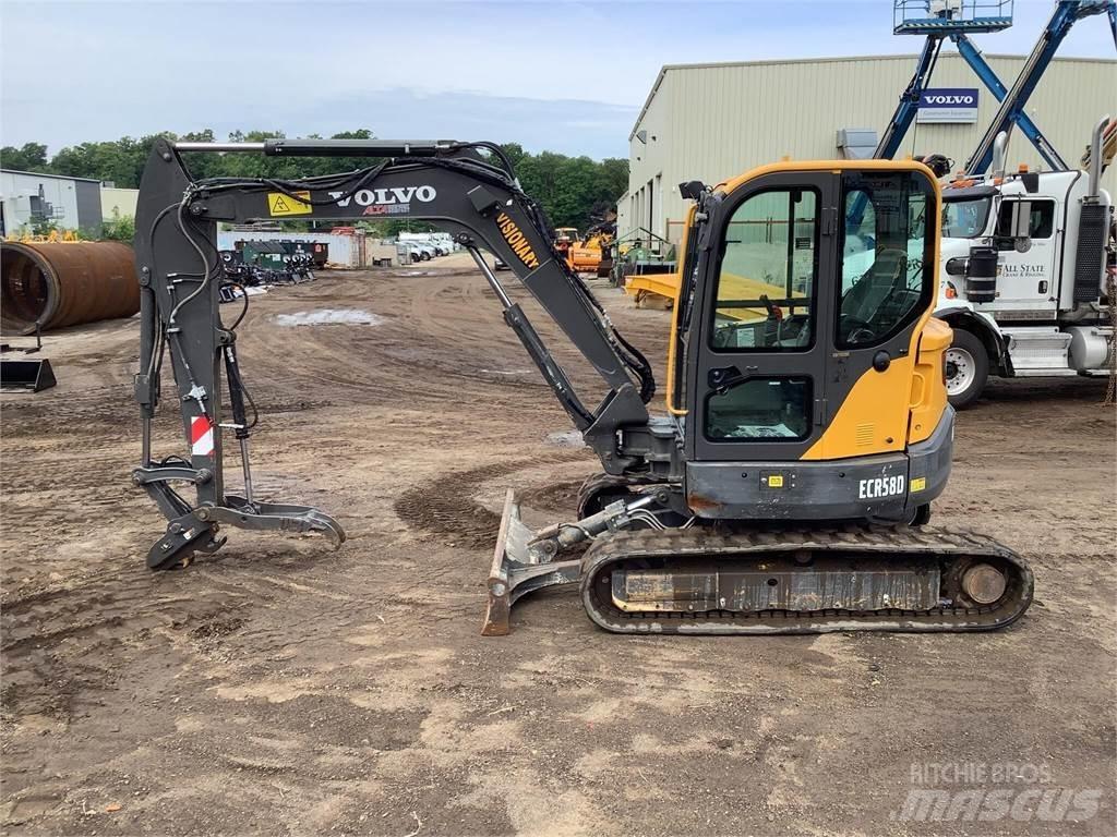 Volvo ECR58D Kāpurķēžu ekskavatori