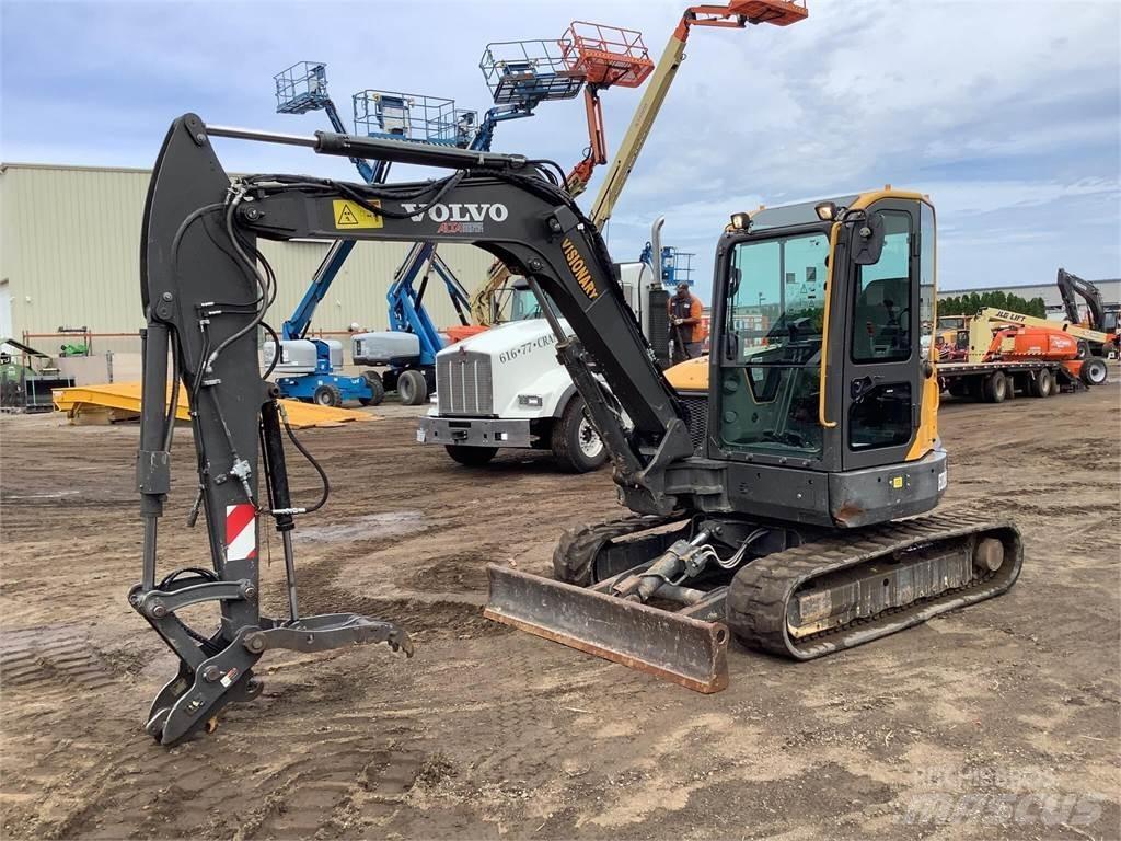 Volvo ECR58D Kāpurķēžu ekskavatori