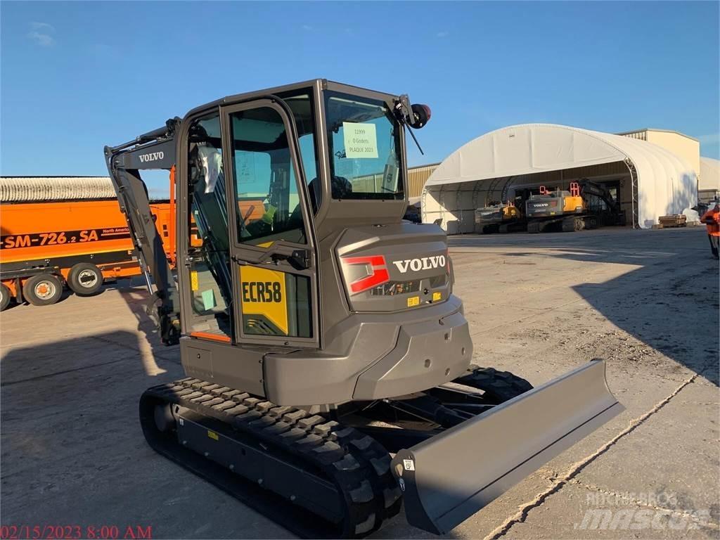 Volvo ECR58F Kāpurķēžu ekskavatori